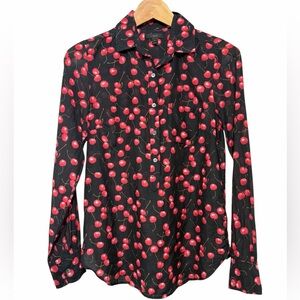 J. Crew Cherry Blouse